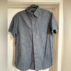 3 m sized men shirts together 
1 long sleeve 
2 sh sleevelesse